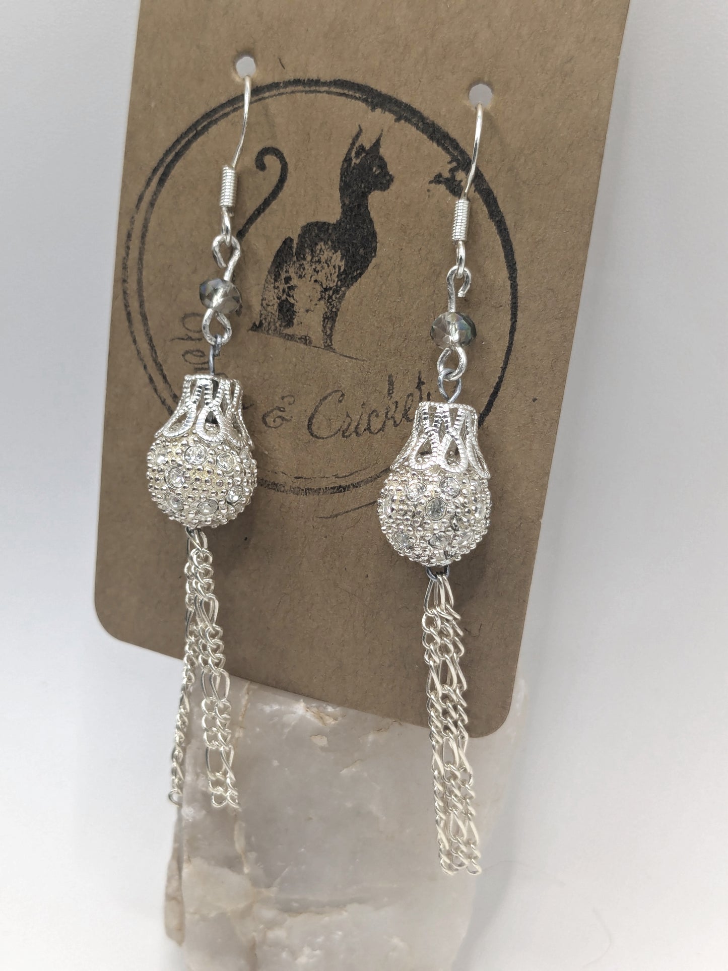 Old Hollywood Glam earrings