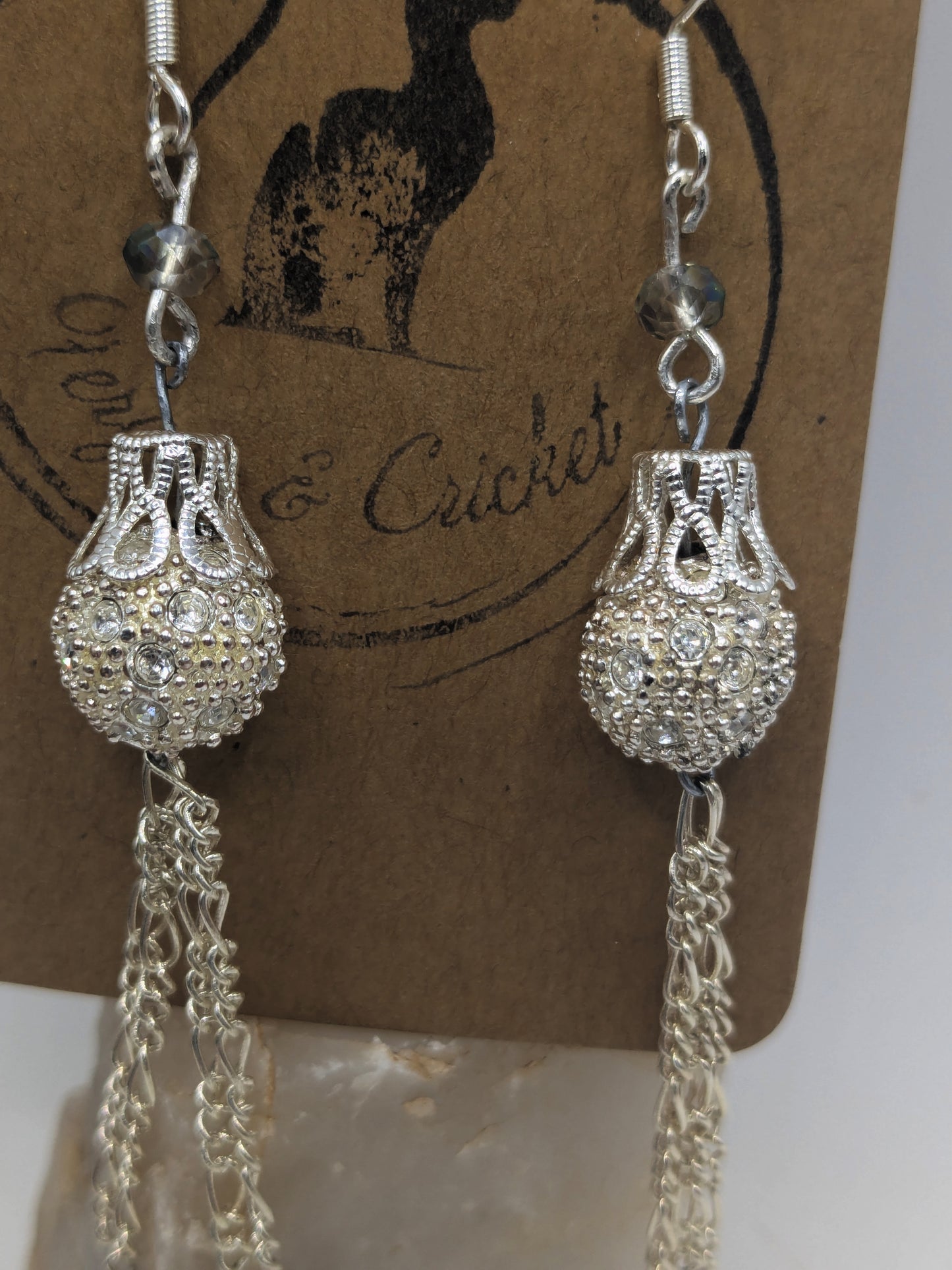 Old Hollywood Glam earrings