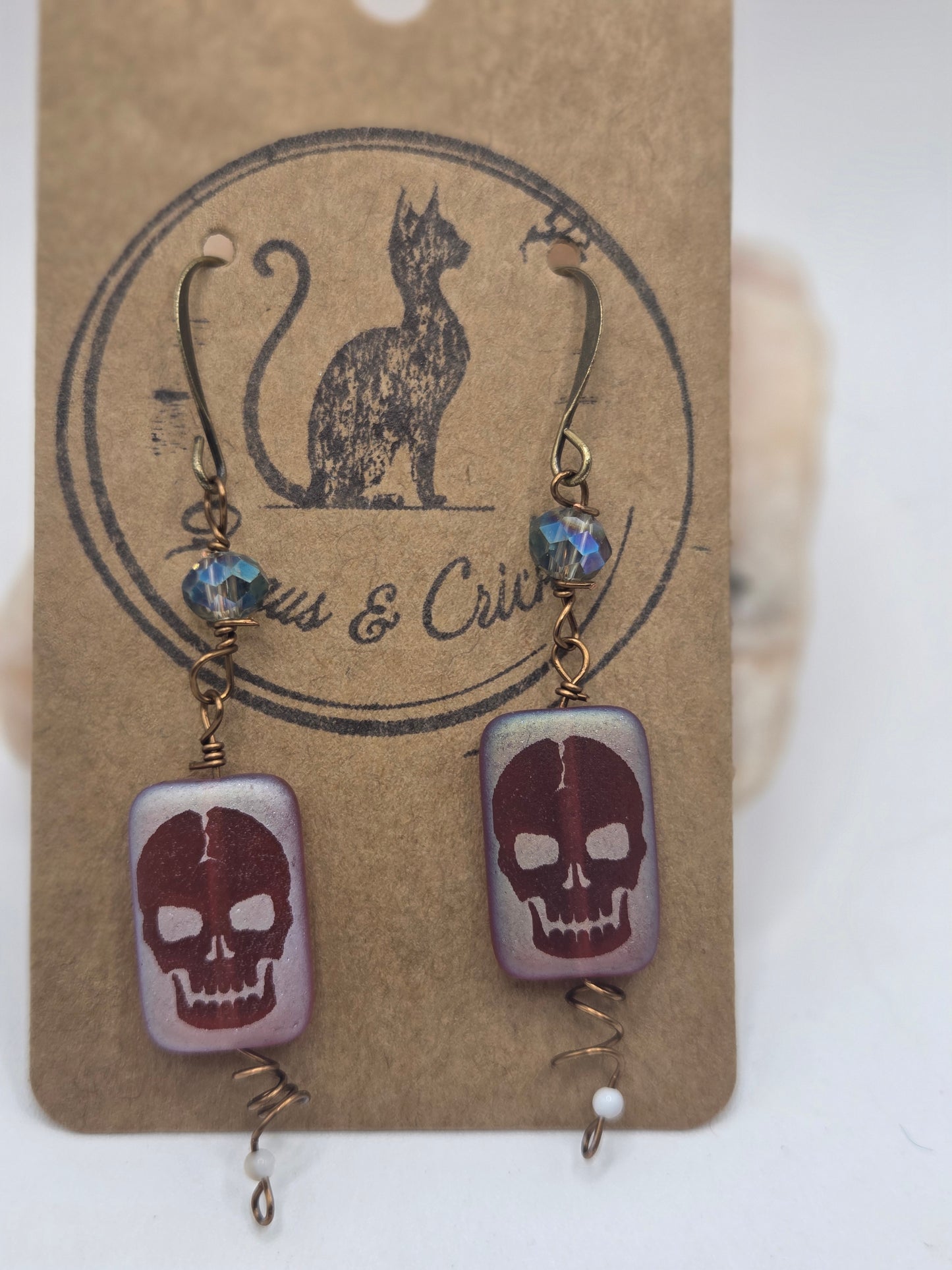 Smiling Skull earrings