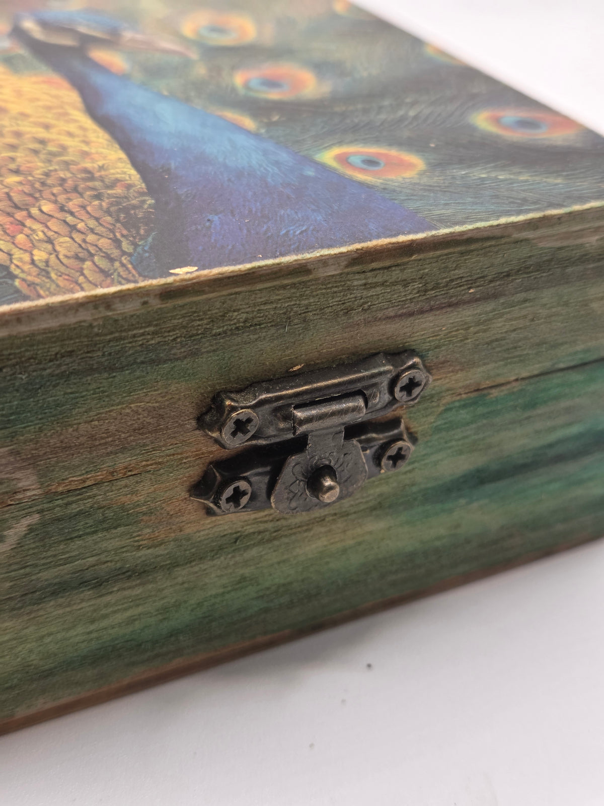 Peacock trinket box