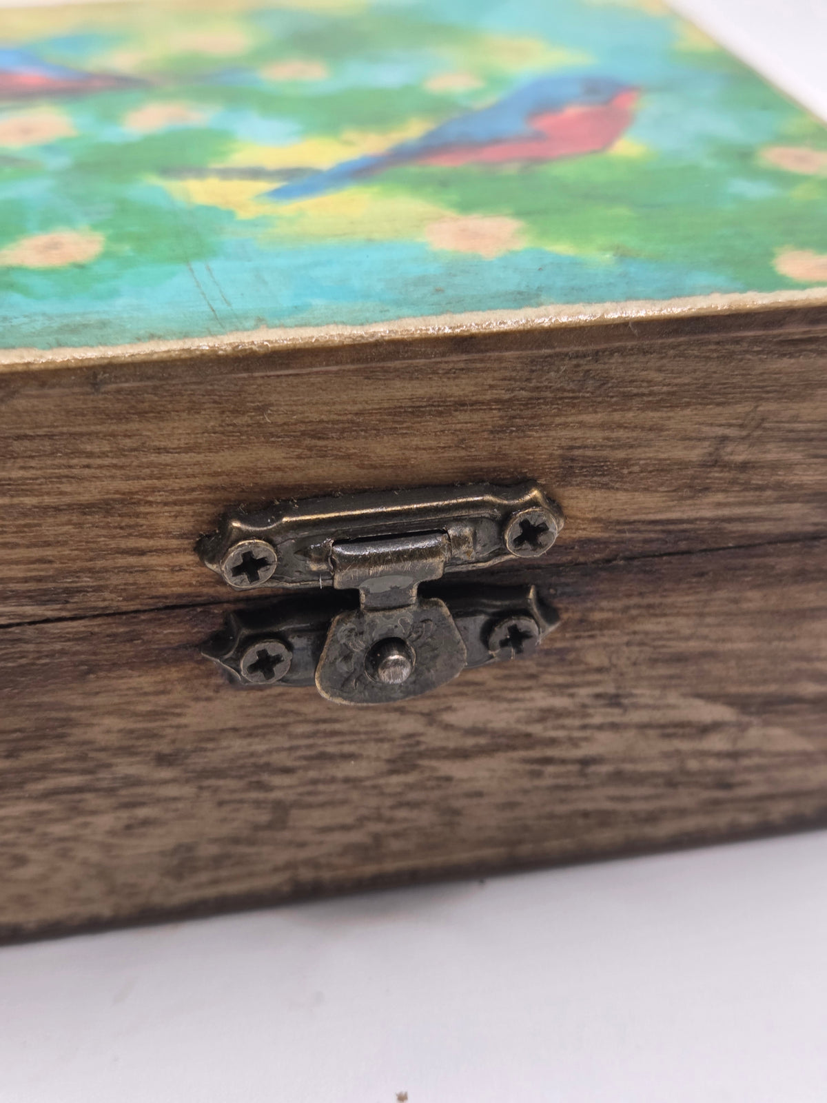 Spring Birdies trinket box