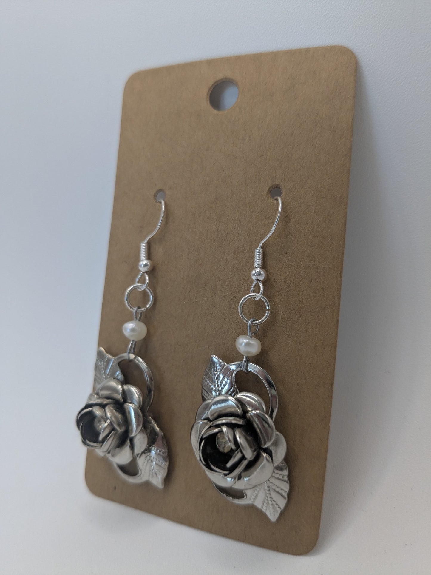 Vintage Rose dangle earrings