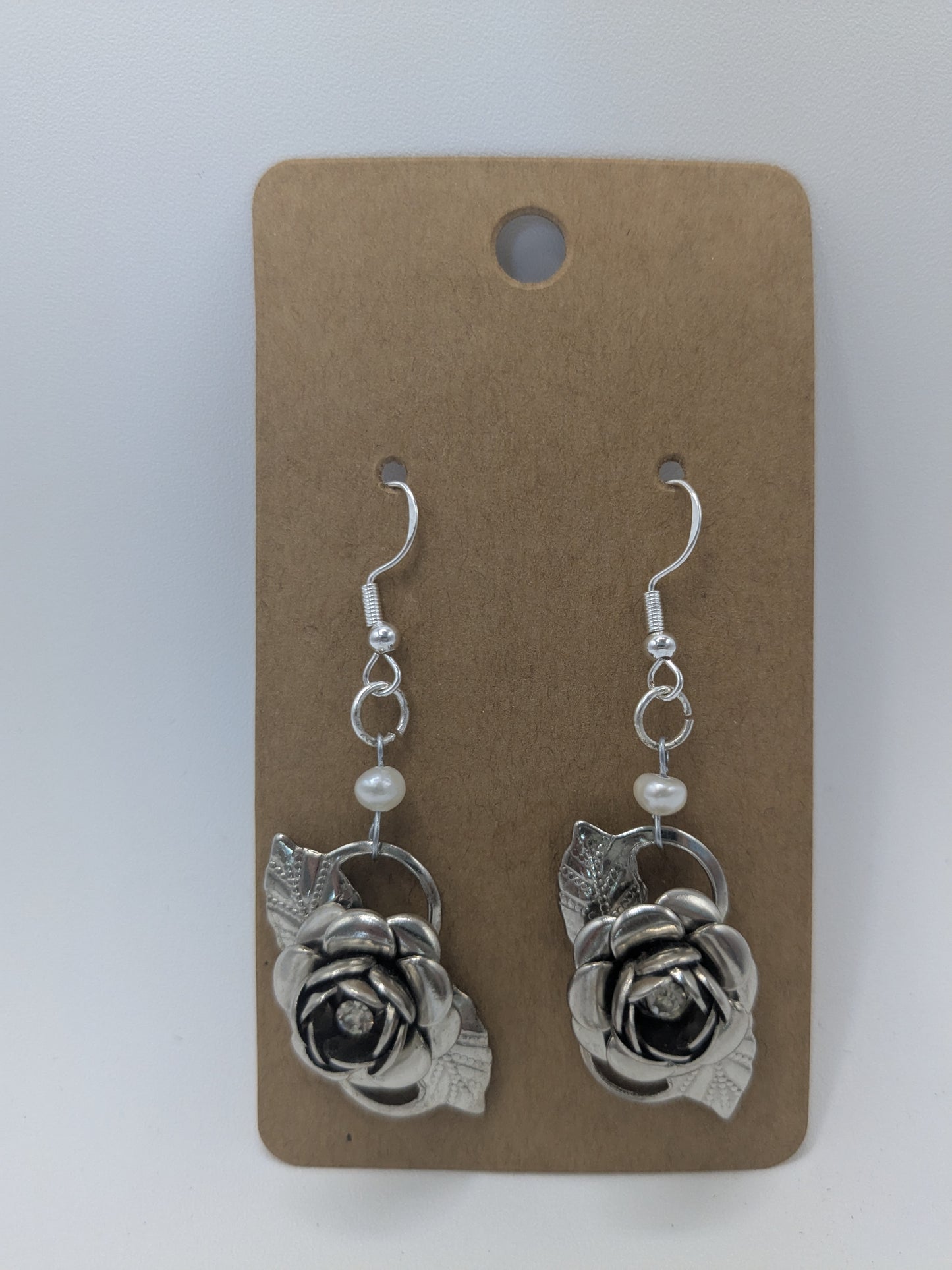 Vintage Rose dangle earrings