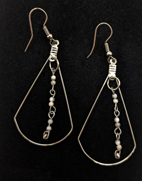 Pearl Tear Drop Earrings