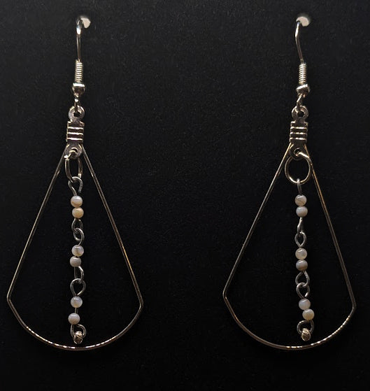 Pearl Tear Drop Earrings
