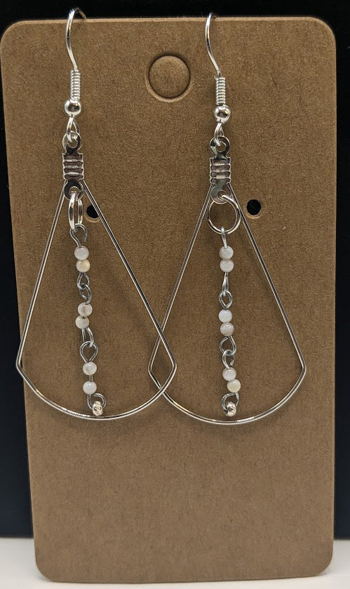 Pearl Tear Drop Earrings