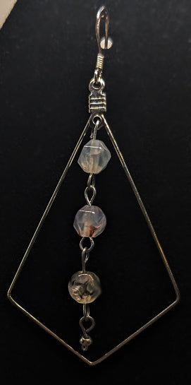 Black Dragon Vein Agate Diamonds