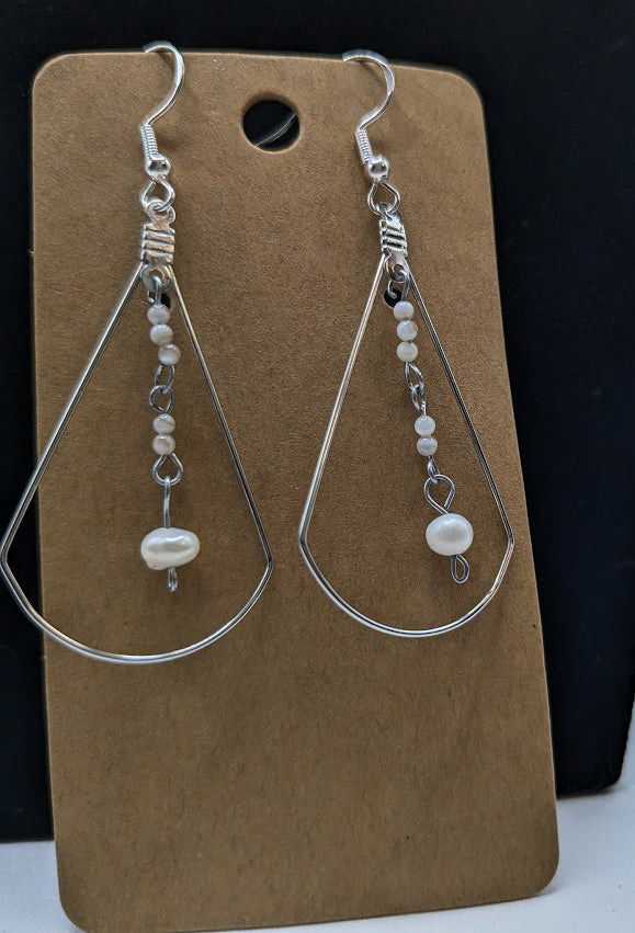 Pearl on Pearl Earrings