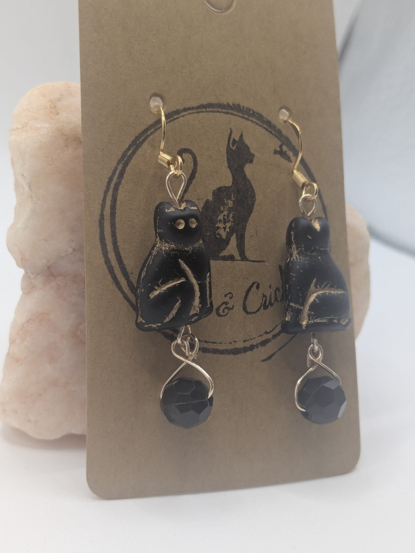 El Gato Negro earrings