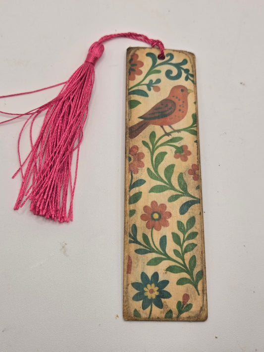 Nordic Rosemaling bookmark