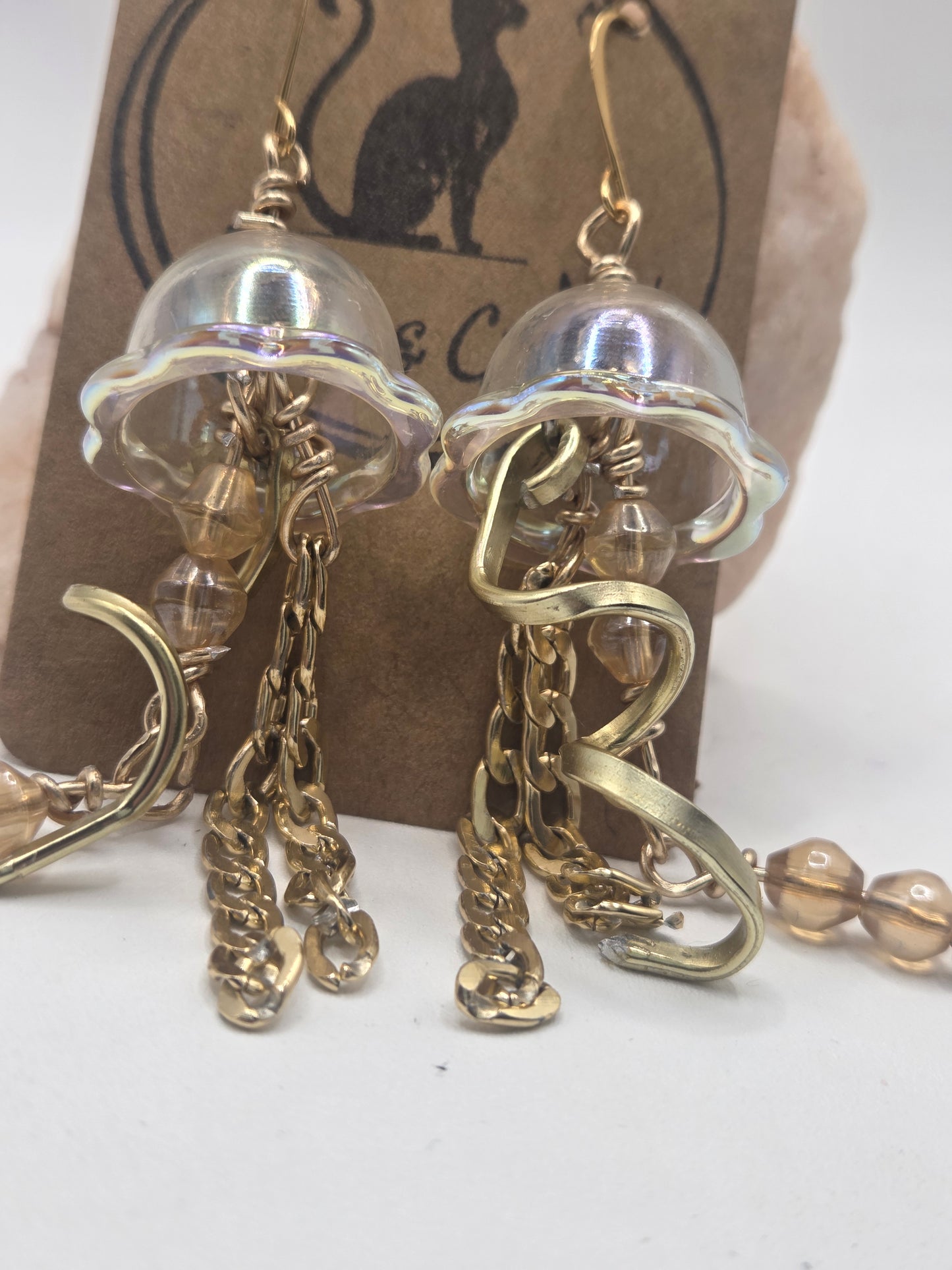 Jelly fish earrings