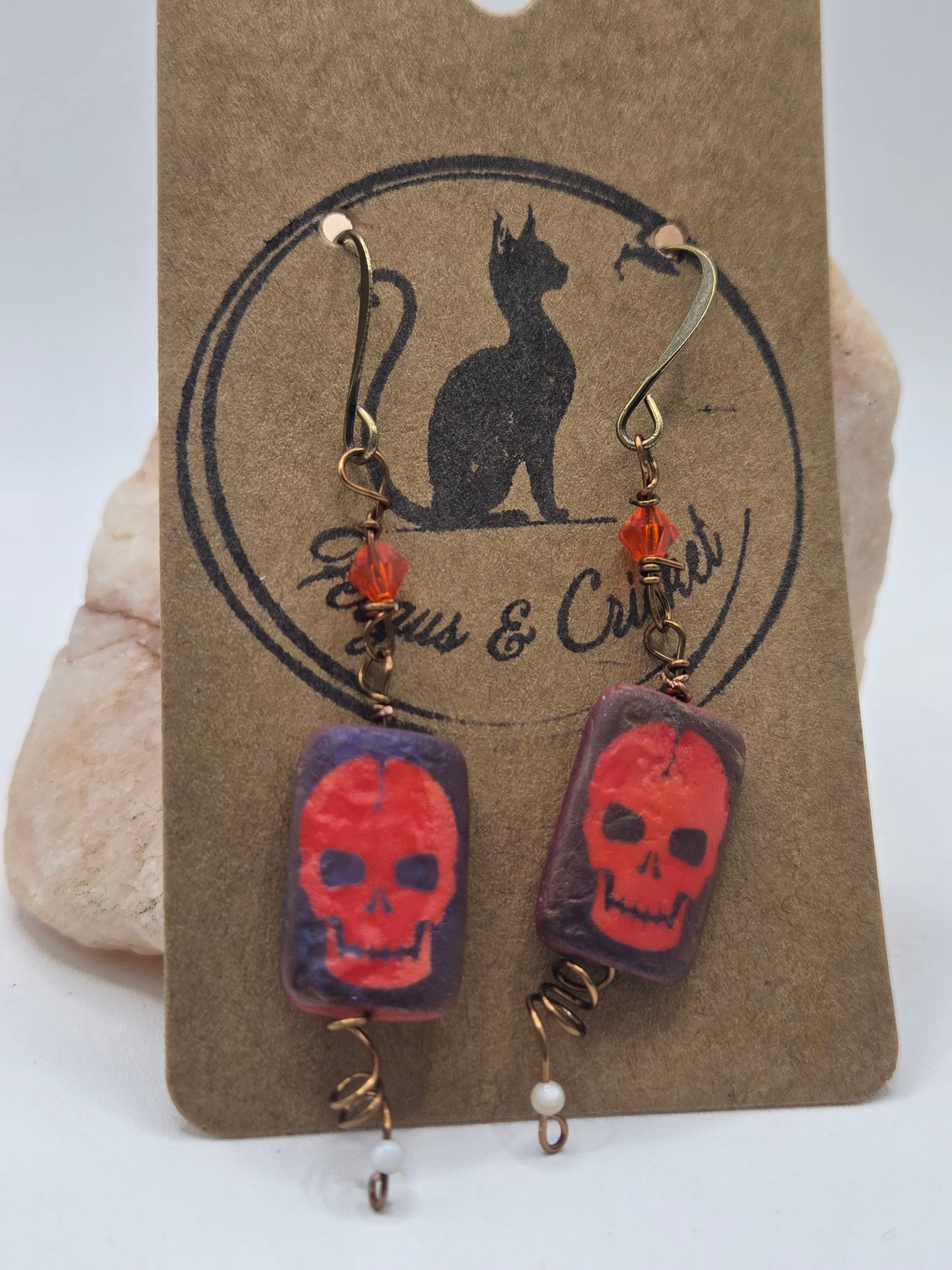 Smiling Skull earrings