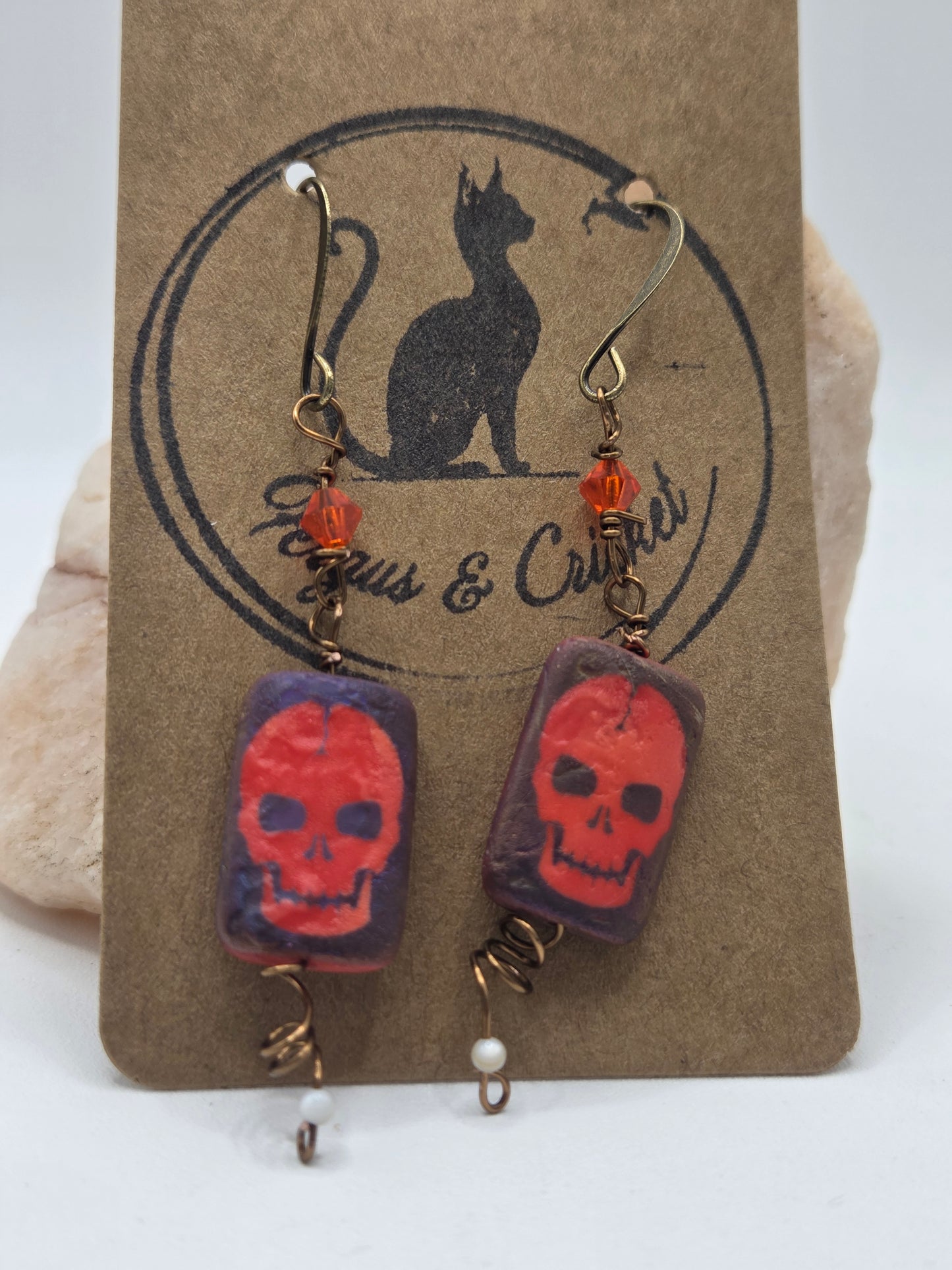 Smiling Skull earrings