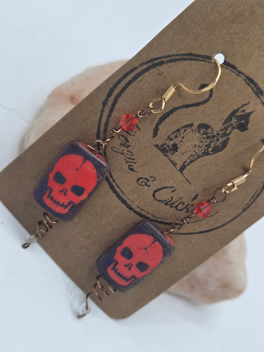 Halloween Skull earrings