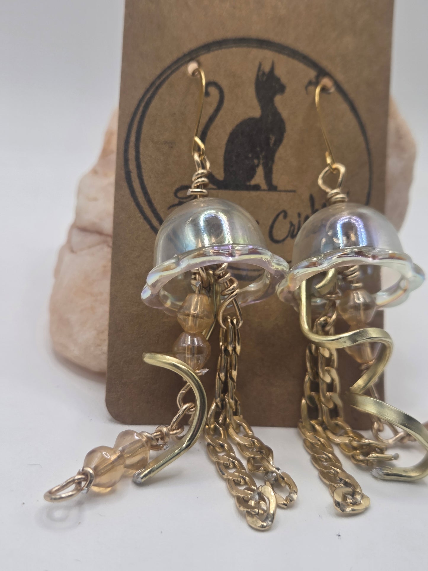 Jelly fish earrings