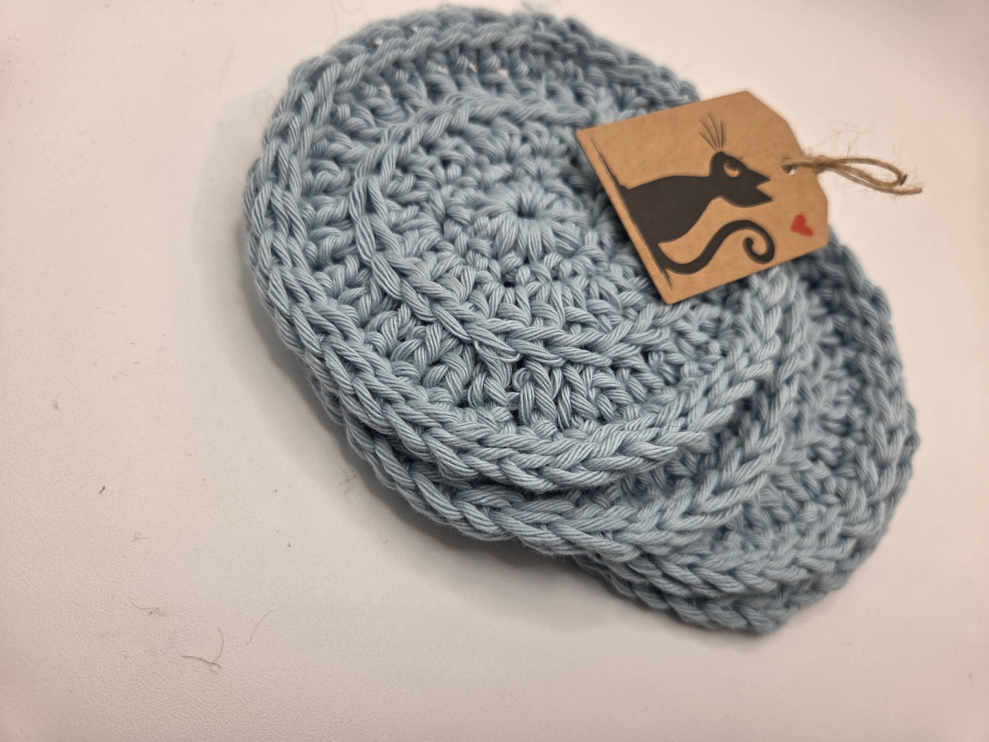 Sky Blue coasters set of 4