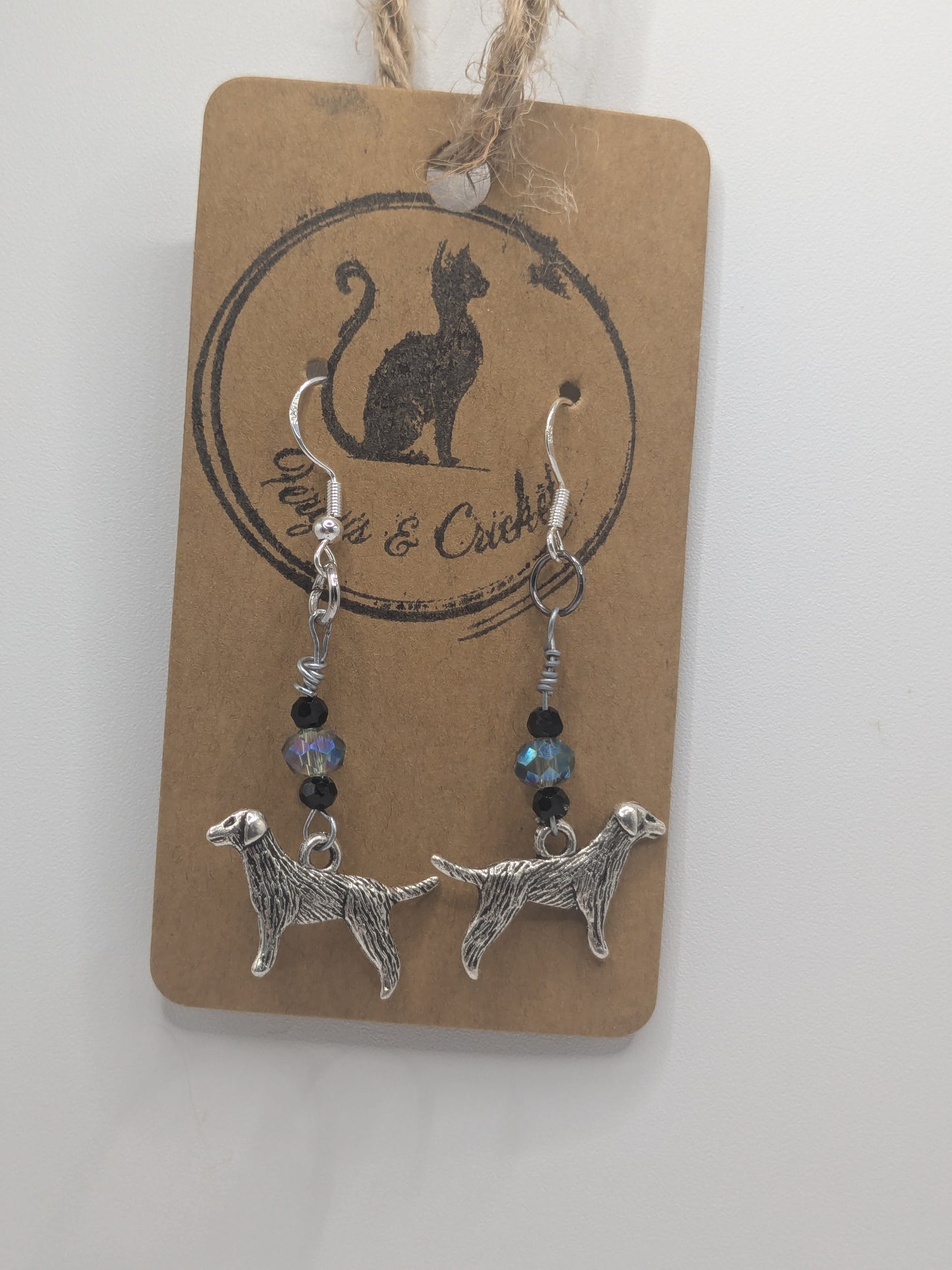 Hunting Dog earrings