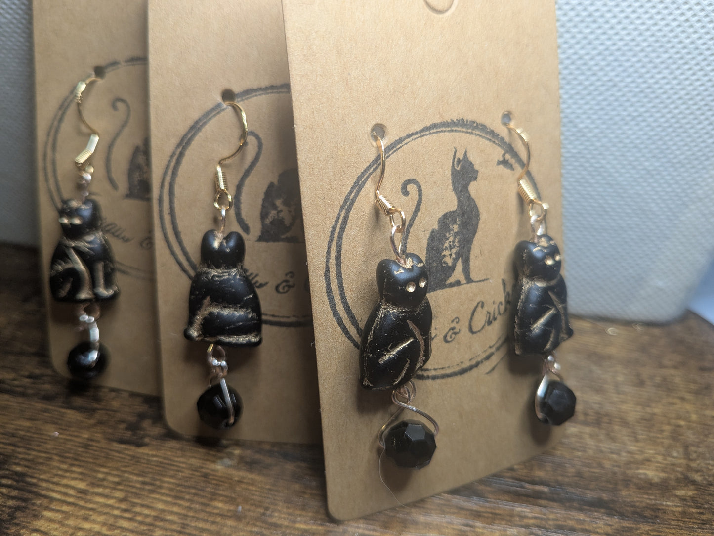 El Gato Negro earrings