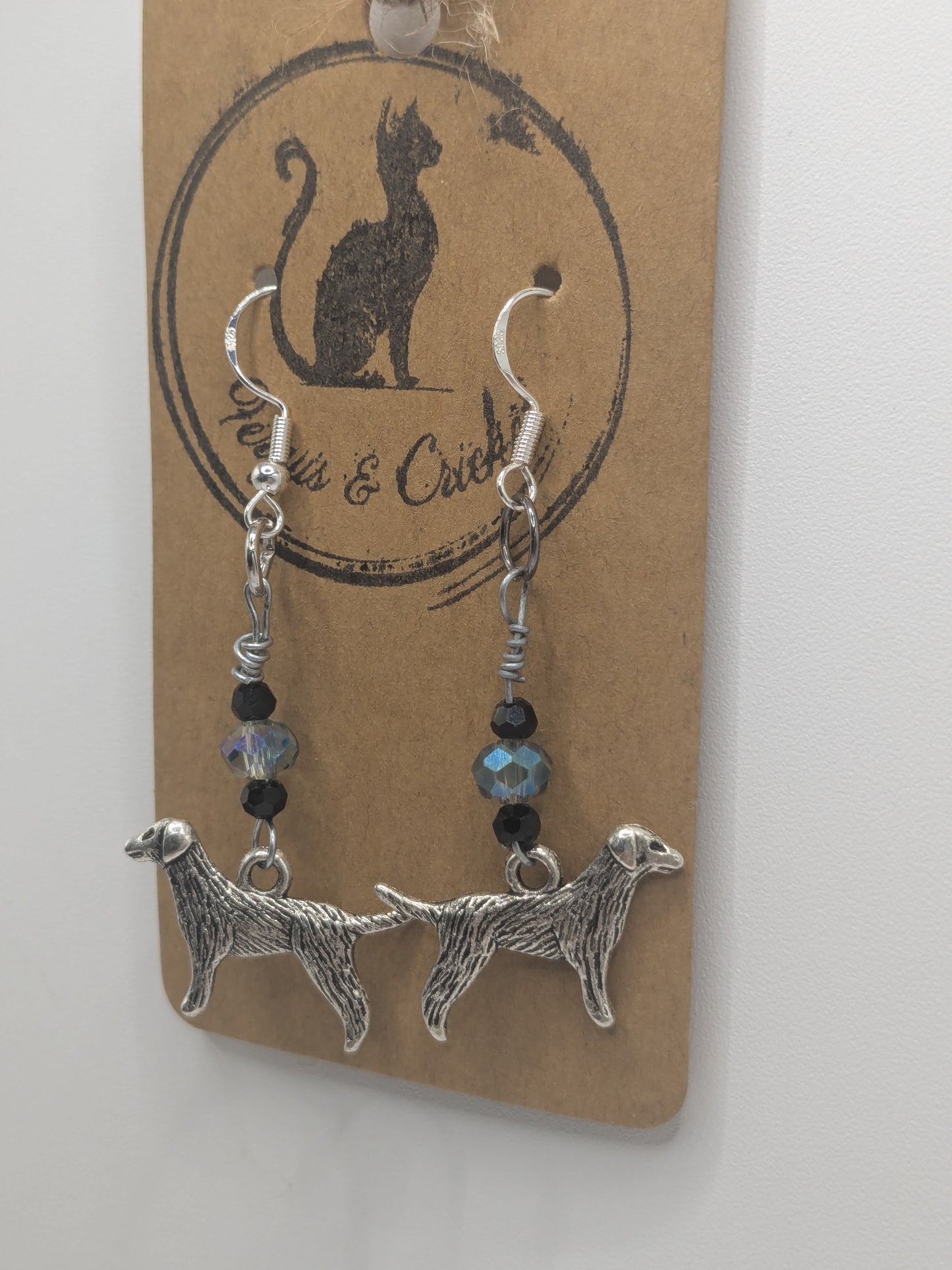 Hunting Dog earrings