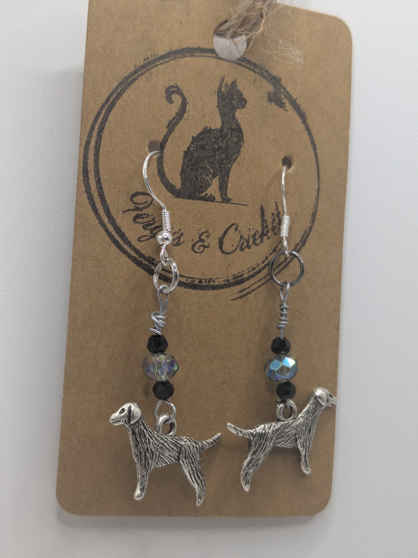 Hunting Dog earrings